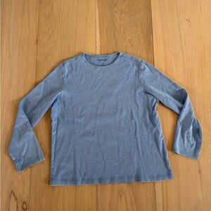 Pendleton Blue Long Sleeve Shirt 100% Cotton Size Large
